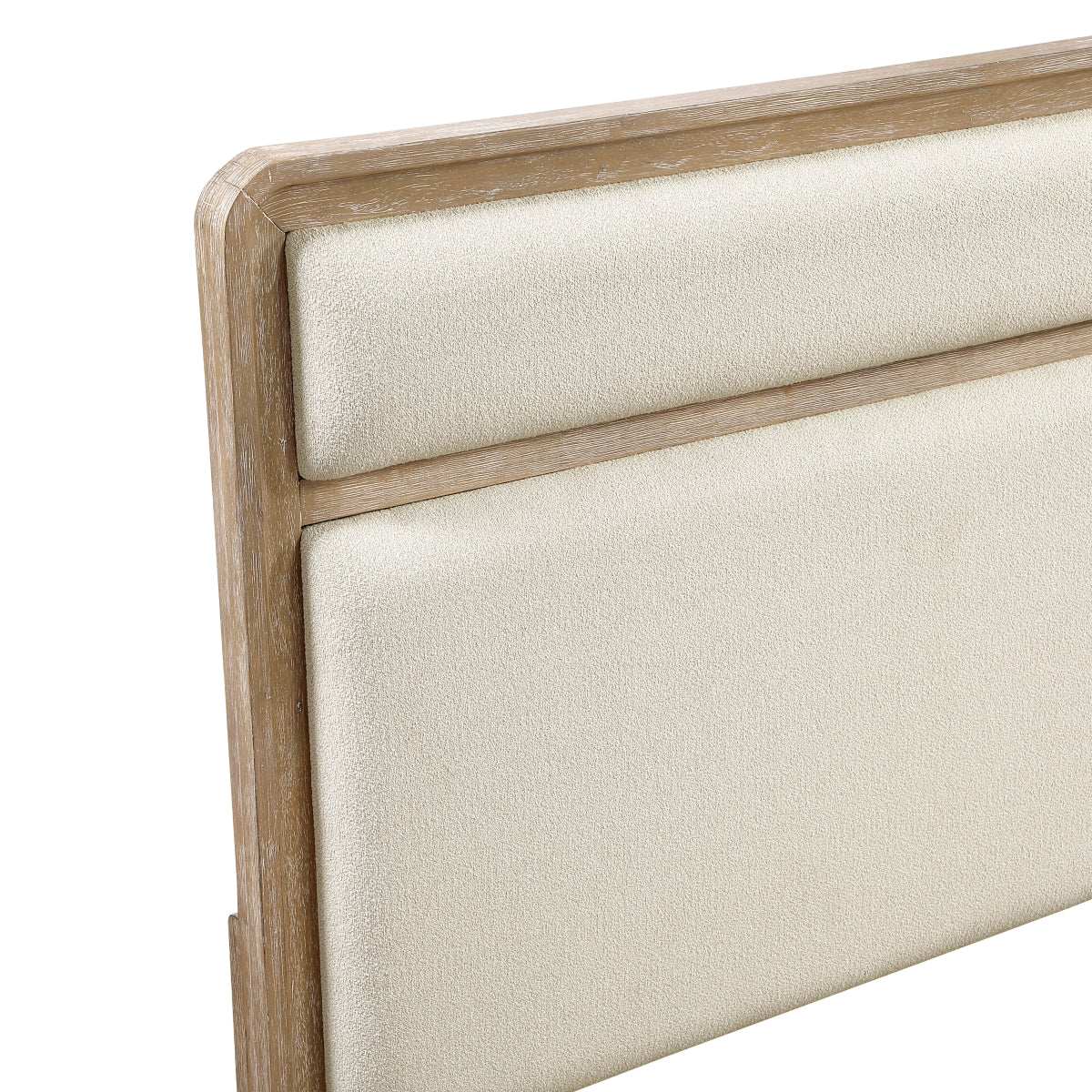 Wilshire Natural Queen Upholstered Bed by Homelegance at Eve Furniture