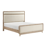 Wilshire Natural Upholstered Bedroom Set by Homelegance at Eve Furniture