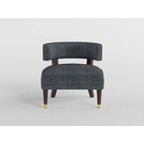 Wilson Dark Gray Accent Chair by Homelegance at Eve Furniture