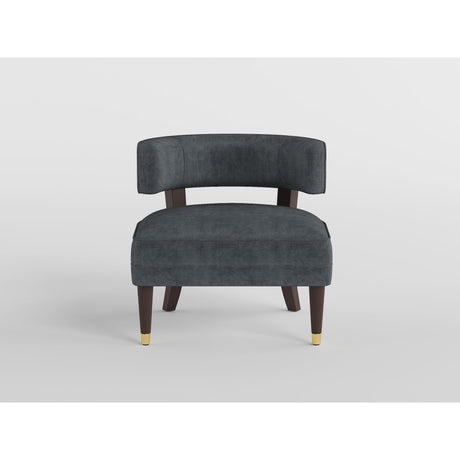 Wilson Dark Gray Accent Chair by Homelegance at Eve Furniture