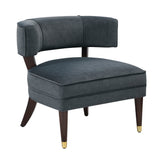 Wilson Dark Gray Accent Chair by Homelegance at Eve Furniture