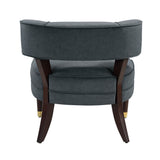 Wilson Dark Gray Accent Chair by Homelegance at Eve Furniture