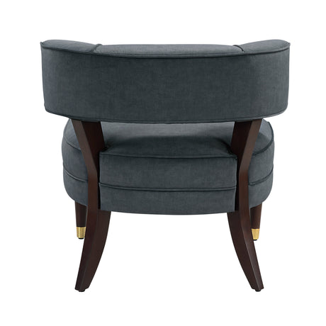 Wilson Dark Gray Accent Chair by Homelegance at Eve Furniture