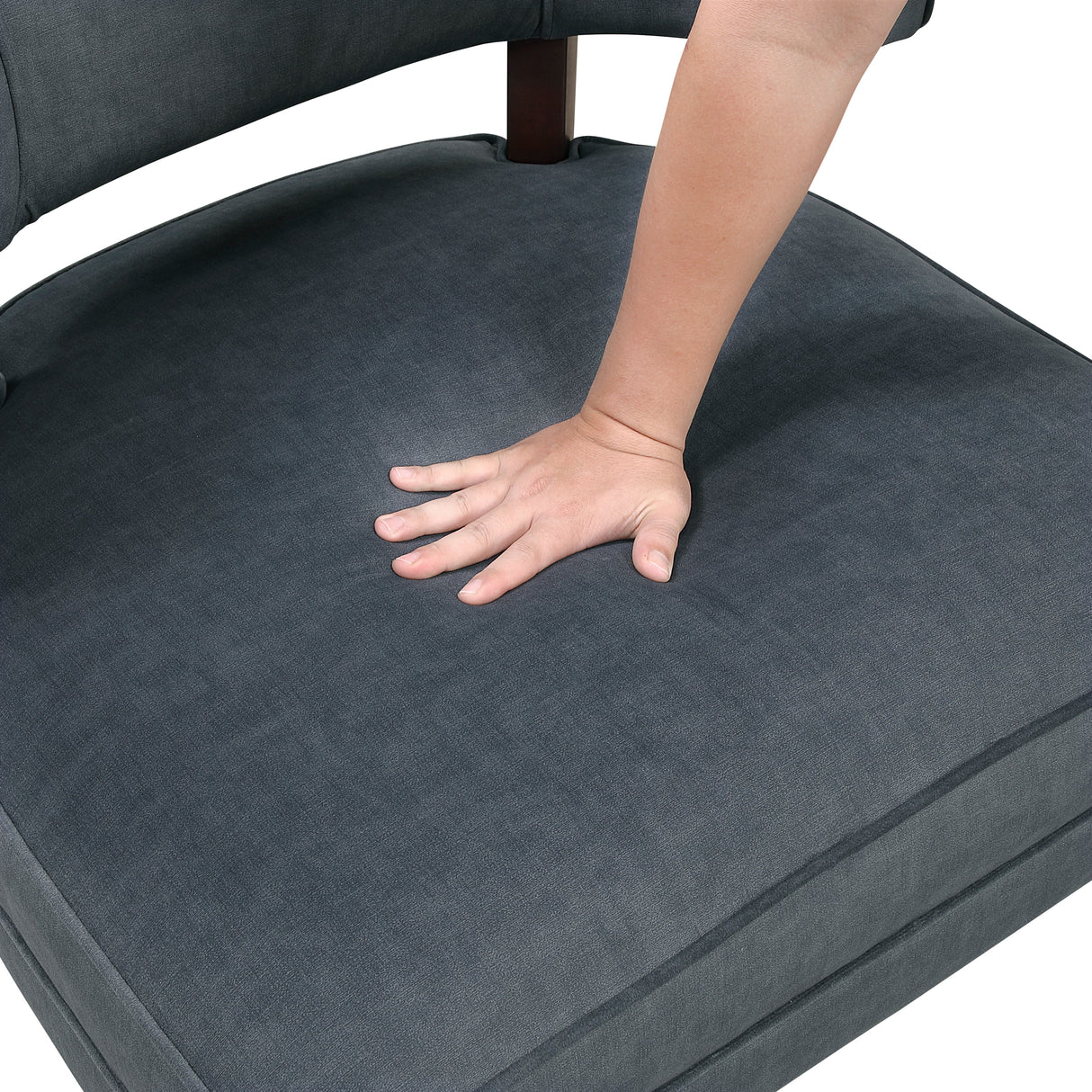 Wilson Dark Gray Accent Chair by Homelegance at Eve Furniture