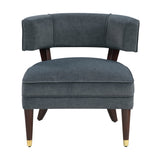 Wilson Dark Gray Accent Chair by Homelegance at Eve Furniture