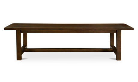 Wilson Dining Table Large Warm Brown by Moe's Home at Eve Furniture
