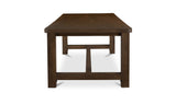 Wilson Dining Table Large Warm Brown by Moe's Home at Eve Furniture