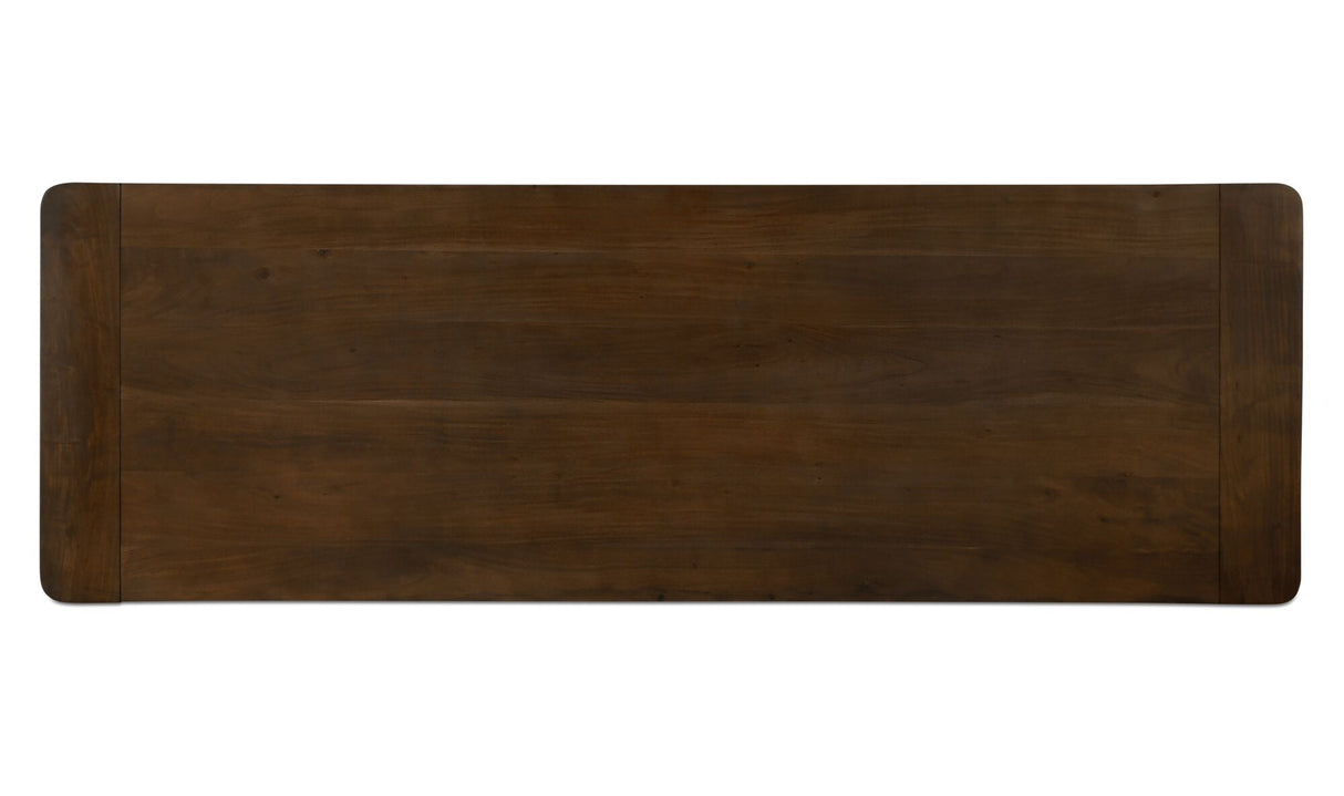 Wilson Dining Table Large Warm Brown by Moe's Home at Eve Furniture