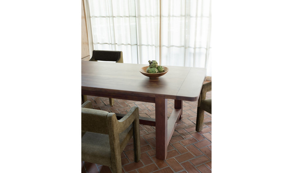 Wilson Dining Table Large Warm Brown by Moe's Home at Eve Furniture