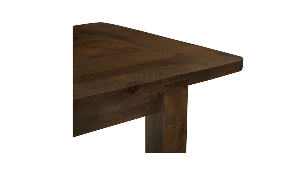 Wilson Dining Table Small Warm Brown by Moe's Home at Eve Furniture
