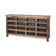 Wilton I 63x16 Reclaimed Wood and Metal 16 Drawer Sideboard by Mercana at Eve Furniture
