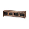 Wilton II Reclaimed Wood and Metal Media Console by Mercana at Eve Furniture