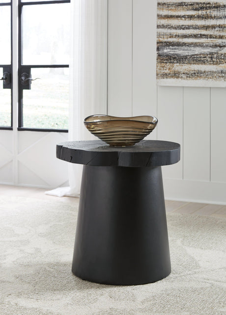 Wimbell Black End Table by Ashley at Eve Furniture