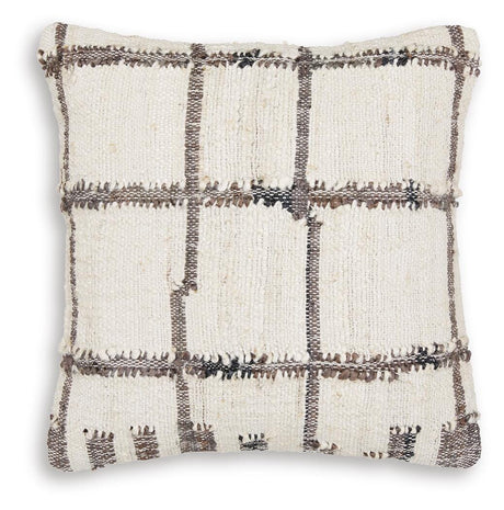 Wimings Brown/Black/Cream Pillow by Ashley at Eve Furniture