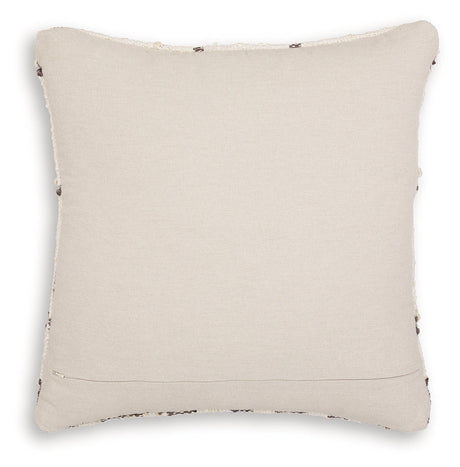 Wimings Brown/Black/Cream Pillow (Set of 4) by Ashley at Eve Furniture