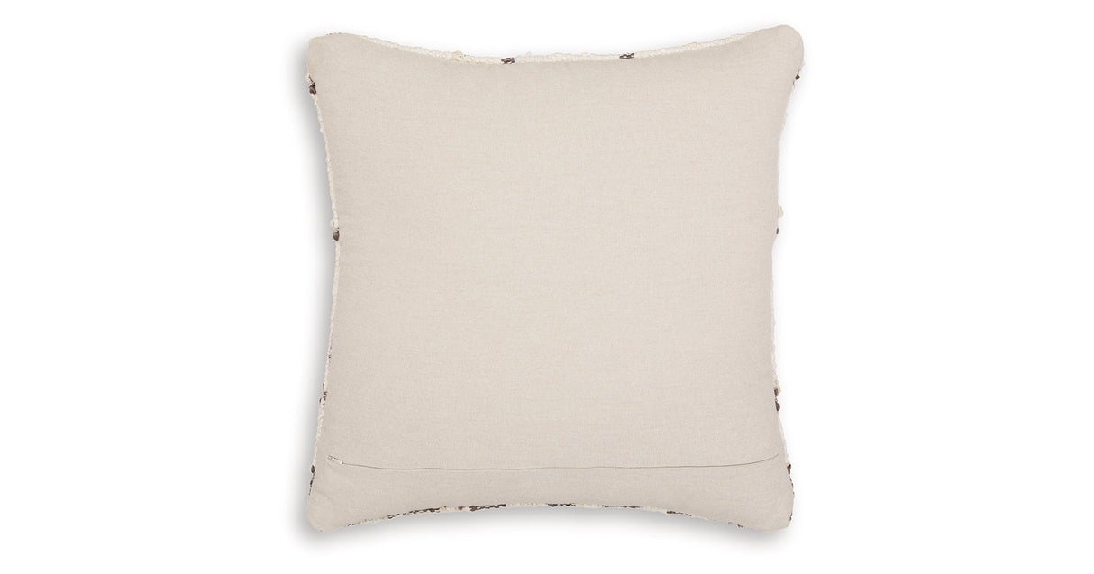 Wimings Brown/Black/Cream Pillow (Set of 4) by ASHLEY FURNITURE at Eve Furniture