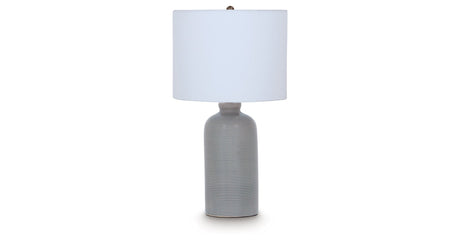Wimlow Gray Blue Table Lamp by Ashley at Eve Furniture