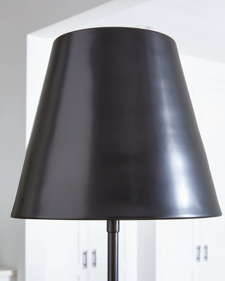 Wimner Antique Bronze Finish Floor Lamp by Ashley at Eve Furniture