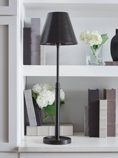 Wimner Antique Bronze Finish Table Lamp by Ashley at Eve Furniture
