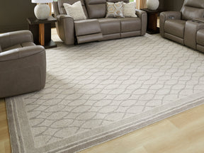 Wimney Gray Extra Large Rug by ASHLEY FURNITURE at Eve Furniture