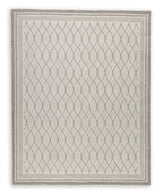 Wimney Gray Large Rug by ASHLEY FURNITURE at Eve Furniture