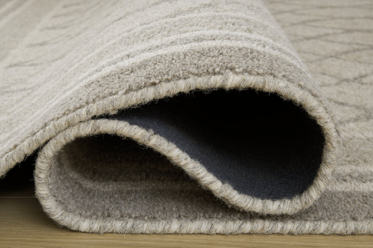 Wimney Gray Large Rug by ASHLEY FURNITURE at Eve Furniture
