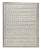 Wimney Gray Large Rug by ASHLEY FURNITURE at Eve Furniture
