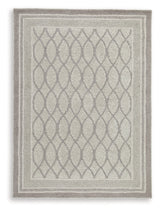 Wimney Gray Medium Rug by Ashley at Eve Furniture