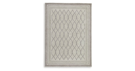 Wimney Gray Medium Rug by Ashley at Eve Furniture