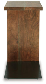 Wimshaw Brown/Black Accent Table by Ashley at Eve Furniture