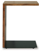 Wimshaw Brown/Black Accent Table by Ashley at Eve Furniture