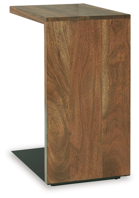 Wimshaw Brown/Black Accent Table by Ashley at Eve Furniture