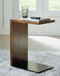 Wimshaw Brown/Black Accent Table by Ashley at Eve Furniture