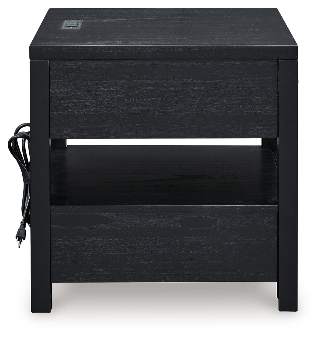 Winbardi Black End Table