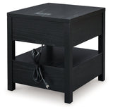 Winbardi Black End Table