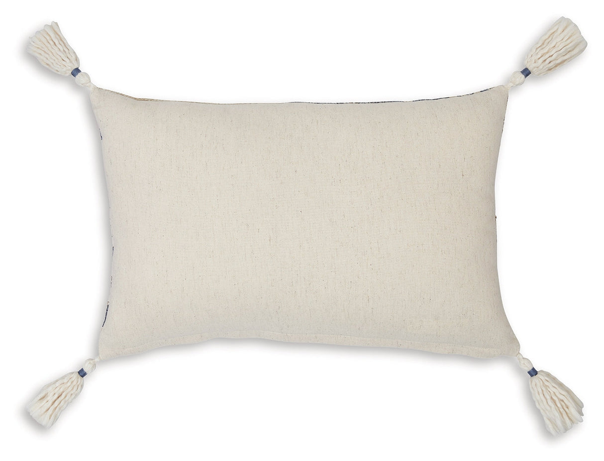 Winbury Blue/Tan/White Pillow