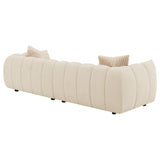 Winchester Sand Pebble Boucle Upholstered Extra Long Sofa by Coaster at Eve Furniture