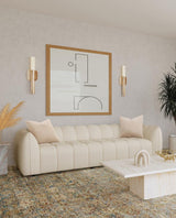 Winchester Sand Pebble Boucle Upholstered Extra Long Sofa by Coaster at Eve Furniture