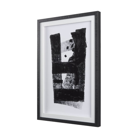 Wind I by Mercana Studio a Hand Embellished Textured Framed Art Print Matted under Glass by Mercana at Eve Furniture