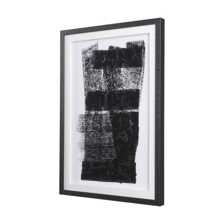 Wind II by Mercana Studio a Hand Embellished Textured Framed Art Print Matted under Glass by Mercana at Eve Furniture