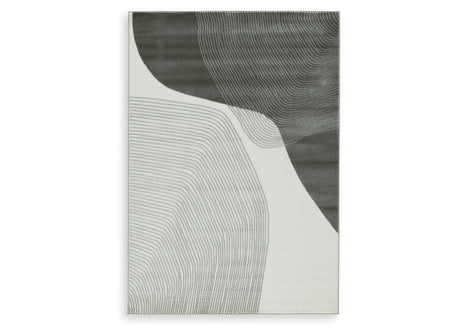 Winderburg Gray/Ivory Medium Rug by Ashley at Eve Furniture