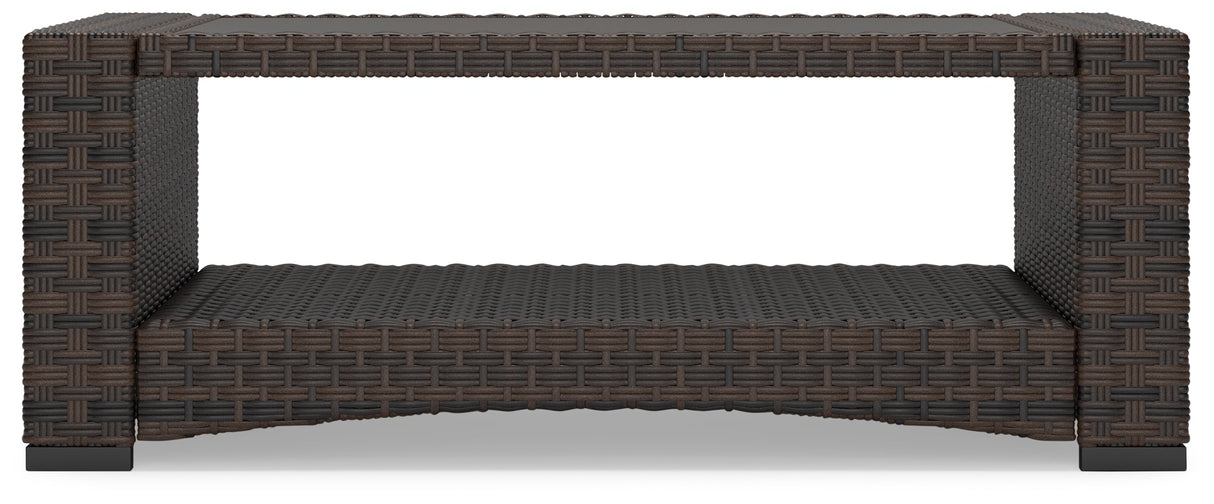 Windglow Brown Outdoor Coffee Table