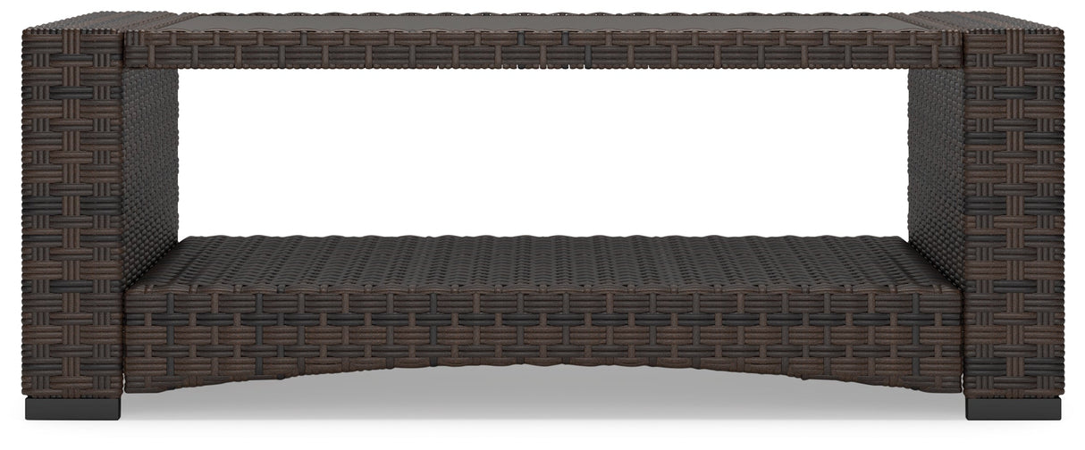 Windglow Brown Outdoor Coffee Table