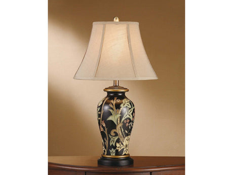Windham Black Hand Painted Ceramic Table Lamp (Set of 2) by Crestview at Eve Furniture