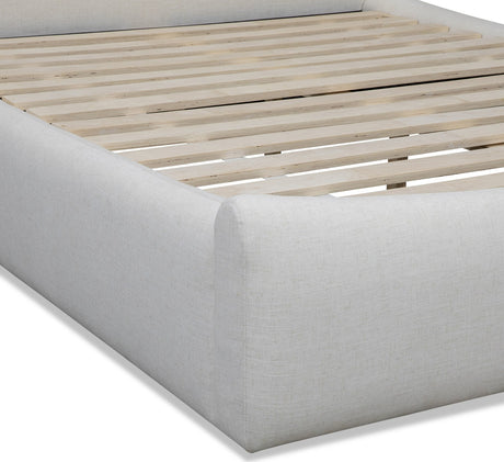 Windham Whipped Honey King Upholstered Bed by Modus Furniture at Eve Furniture