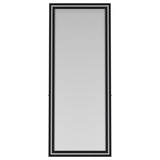 Windrose Black Full Length Floor Standing Tempered Mirror with LED Lighting by Coaster at Eve Furniture