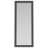 Windrose Black Full Length Floor Standing Tempered Mirror with LED Lighting by Coaster at Eve Furniture
