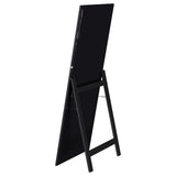 Windrose Black Full Length Floor Standing Tempered Mirror with LED Lighting by Coaster at Eve Furniture