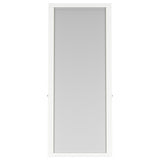 Windrose White Full Length Floor Standing Tempered Mirror with LED Lighting by Coaster at Eve Furniture
