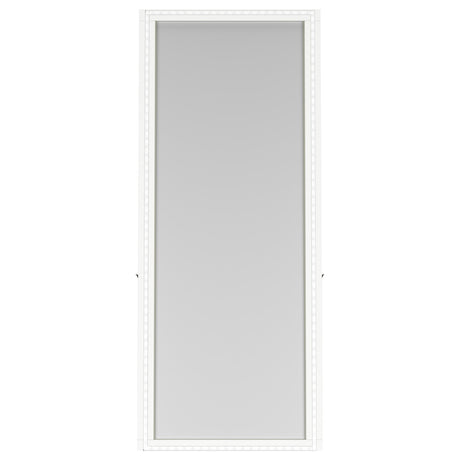 Windrose White Full Length Floor Standing Tempered Mirror with LED Lighting by Coaster at Eve Furniture